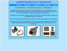 Tablet Screenshot of lahdenkeskustanvaraosa.com